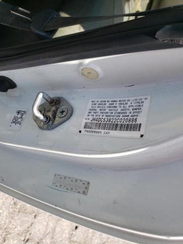 Photo 10 from auction – 2002 ACURA RSX with VIN JH4DC53822C020886