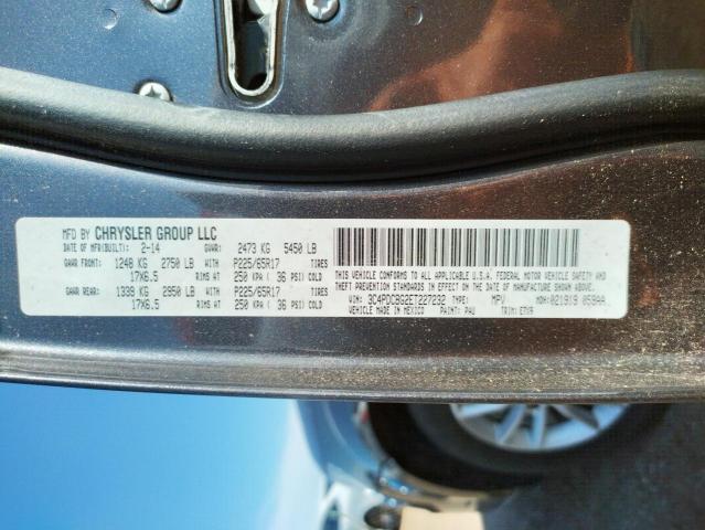 Photo 10 from auction – 2014 DODGE JOURNEY SX with VIN 3C4PDCBG2ET227232
