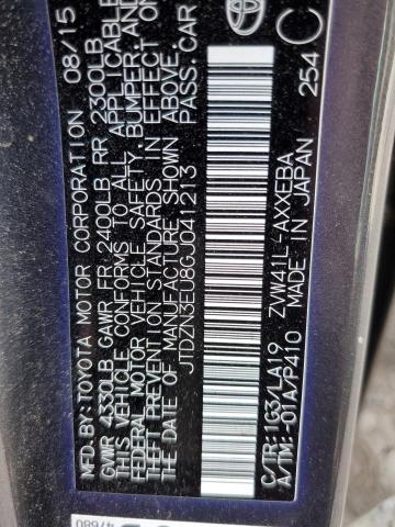Photo 10 from auction – 2016 TOYOTA PRIUS V with VIN JTDZN3EU8GJ041213