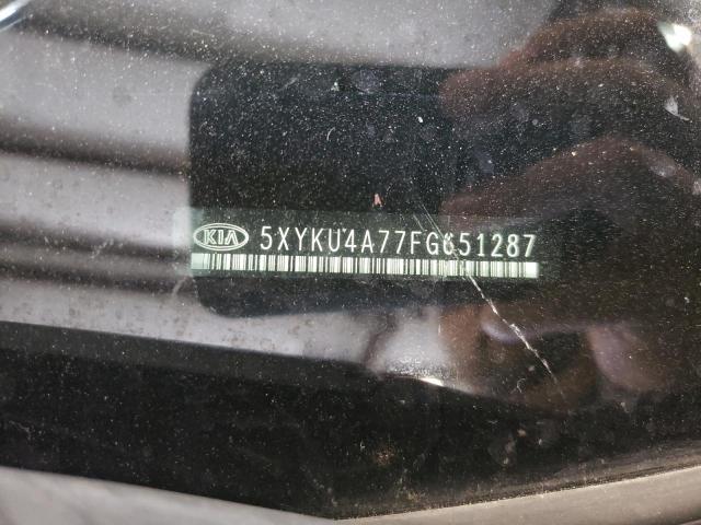 Photo 10 from auction – 2015 KIA SORENTO EX with VIN 5XYKU4A77FG651287