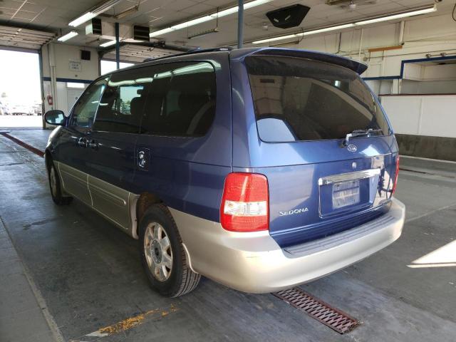 Photo 3 from auction – 2003 KIA SEDONA EX with VIN KNDUP131536403996