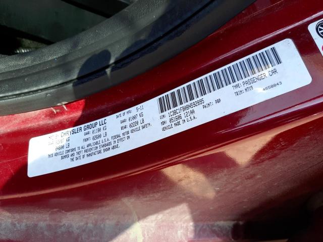 Photo 10 from auction – 2011 CHRYSLER 200 TOURIN with VIN 1C3BC1FB0BN592895