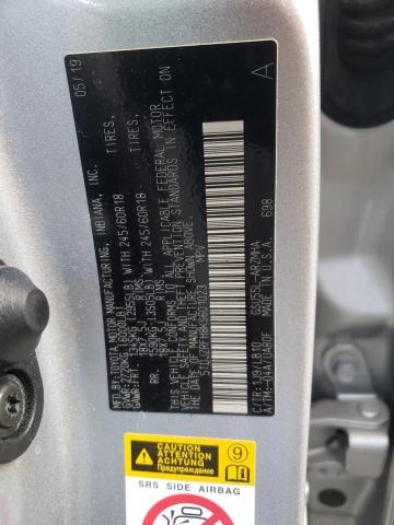 Photo 10 from auction – 2019 TOYOTA HIGHLANDER with VIN 5TDJZRFH8KS601023