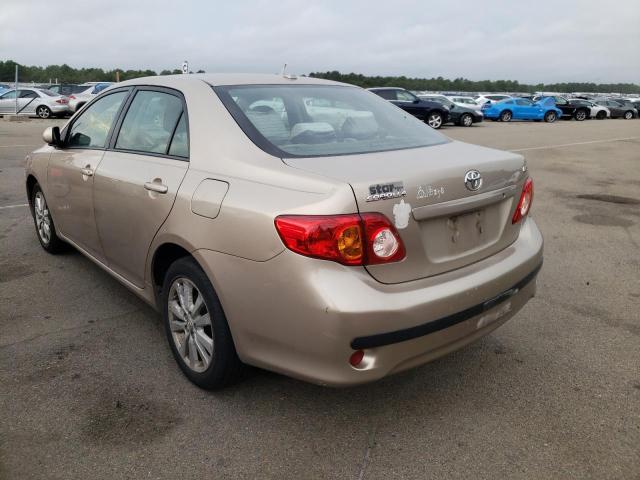 Photo 3 from auction – 2009 TOYOTA COROLLA BA with VIN 2T1BU40EX9C057325