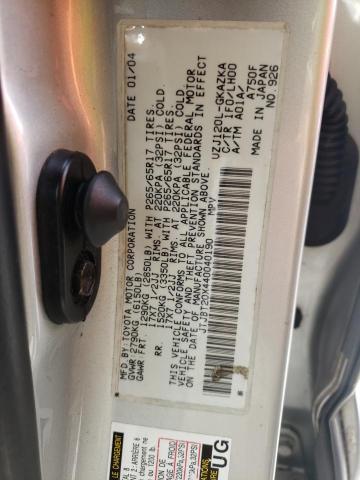 Photo 10 from auction – 2004 LEXUS GX 470 with VIN JTJBT20X440040190