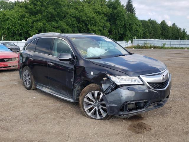 ACURA MDX TECHNO 2015 with VIN 5FRYD4H45FB501660 - Photo from auction