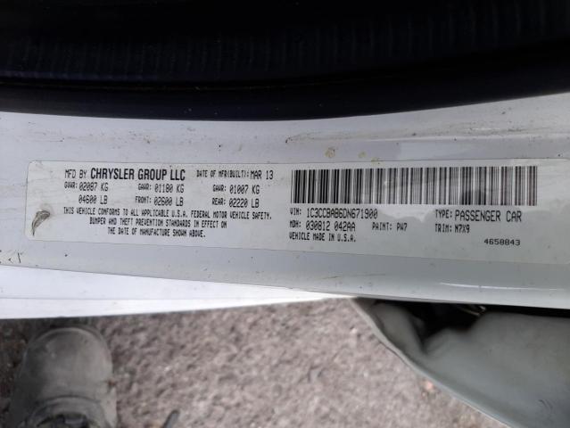 Photo 10 from auction – 2013 CHRYSLER 200 LX with VIN 1C3CCBAB6DN671900