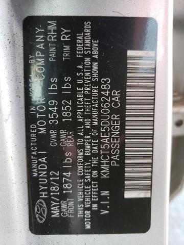 Photo 10 from auction – 2013 HYUNDAI ACCENT GLS with VIN KMHCT5AE5DU062483