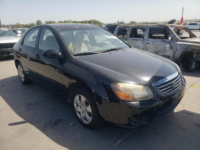KIA SPECTRA EX 2009 with VIN KNAFE221695632219 - Photo from auction