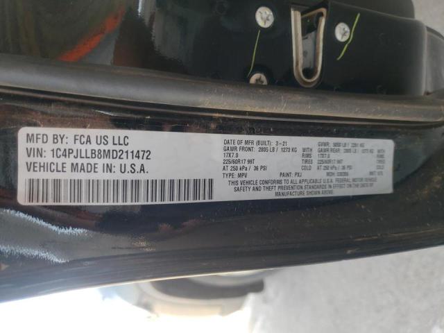 Photo 10 from auction – 2021 JEEP CHEROKEE L with VIN 1C4PJLLB8MD211472