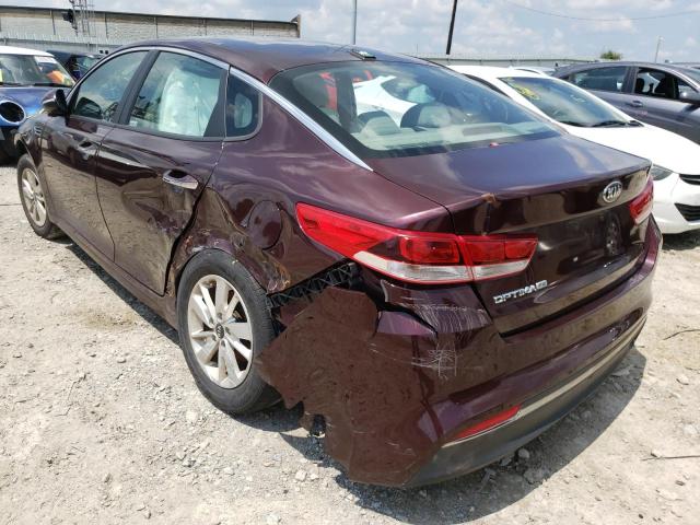 Photo 3 from auction – 2016 KIA OPTIMA LX with VIN 5XXGT4L30GG034516