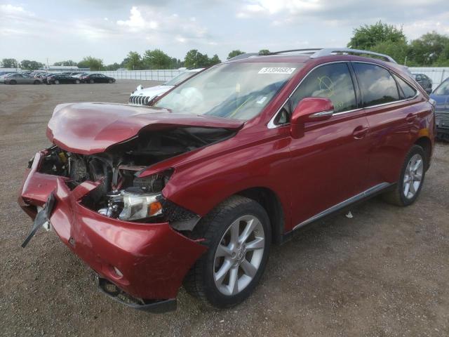 Photo 2 from auction – 2010 LEXUS RX 350 with VIN JTJBK1BAXA2007121