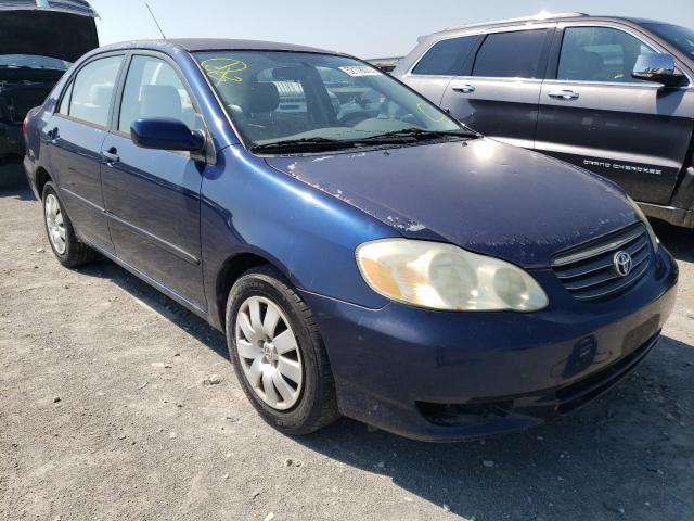 TOYOTA COROLLA CE 2003 with VIN JTDBR32E030037238 - Photo from auction