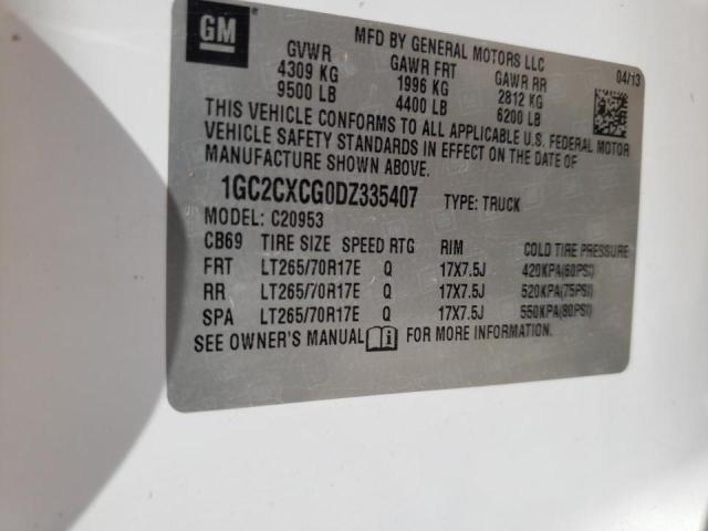 Photo 10 from auction – 2013 CHEVROLET SILVERADO with VIN 1GC2CXCG0DZ335407