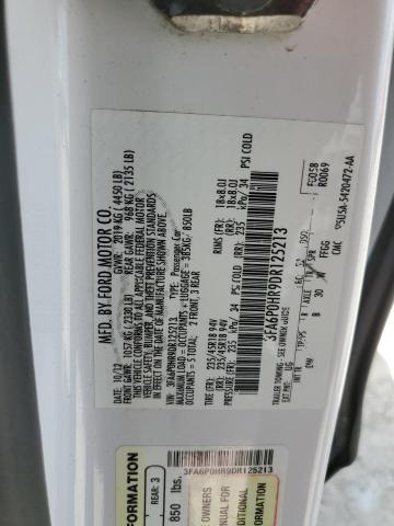 Photo 10 from auction – 2013 FORD FUSION SE with VIN 3FA6P0HR9DR125213
