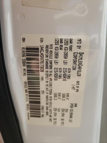 Photo 10 from auction – 2007 CHRYSLER TOWN & COU with VIN 1A4GJ45R87B173638