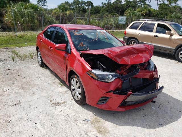 TOYOTA COROLLA L 2015 with VIN 2T1BURHE8FC378275 - Photo from auction