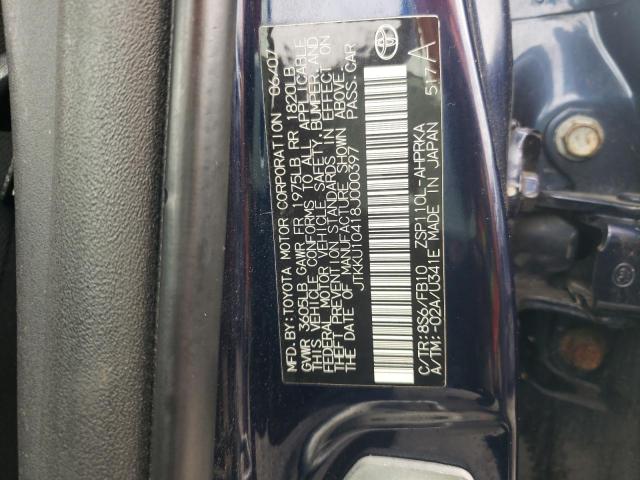 Photo 10 from auction – 2008 TOYOTA SCION XD with VIN JTKKU10418J000397