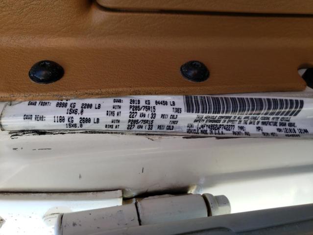 Photo 10 from auction – 1998 JEEP WRANGLER / with VIN 1J4FY49S2WP742277