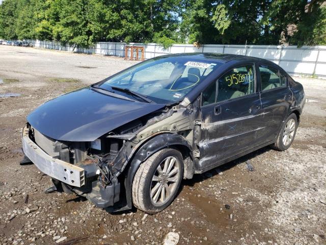 Photo 2 from auction – 2012 HONDA CIVIC EXL with VIN 2HGFB2F95CH517883