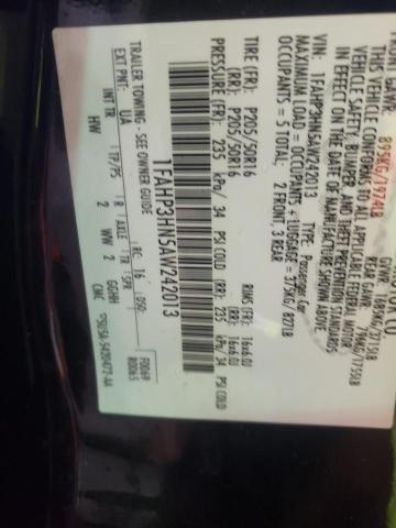 Photo 10 from auction – 2010 FORD FOCUS SEL with VIN 1FAHP3HN5AW242013
