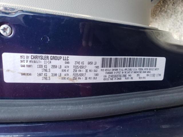 Photo 10 from auction – 2015 DODGE GRAND CARA with VIN 2C4RDGBG5FR613986