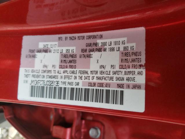 Photo 10 from auction – 2018 MAZDA CX-3 TOURI with VIN JM1DKFC78J0326136