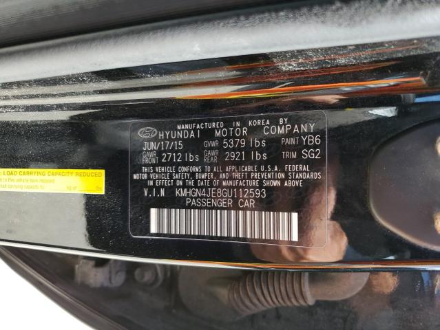 Photo 10 from auction – 2016 HYUNDAI GENESIS 3. with VIN KMHGN4JE8GU112593