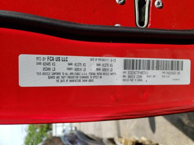 Photo 10 from auction – 2015 DODGE CHARGER R/ with VIN 2C3CDXCT7FH857313