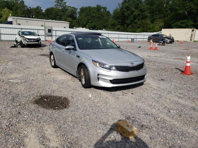 KIA OPTIMA EX 2018 with VIN 5XXGU4L32JG212415 - Photo from auction