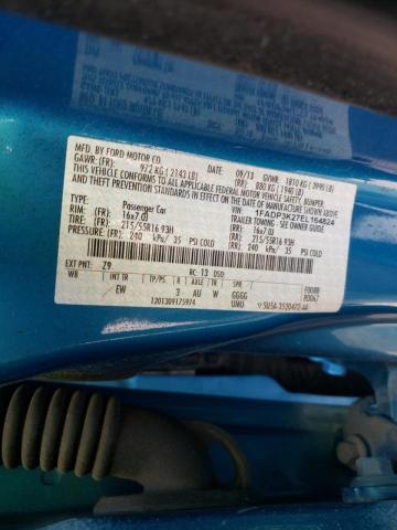 Photo 10 from auction – 2014 FORD FOCUS SE with VIN 1FADP3K27EL164824