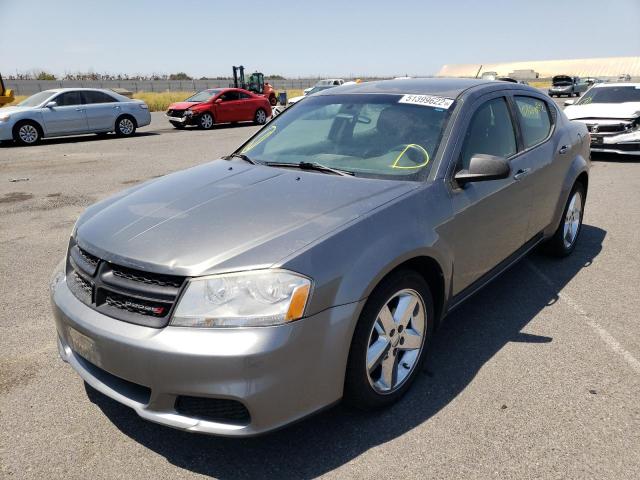 Photo 2 from auction – 2013 DODGE AVENGER SE with VIN 1C3CDZAB0DN666956