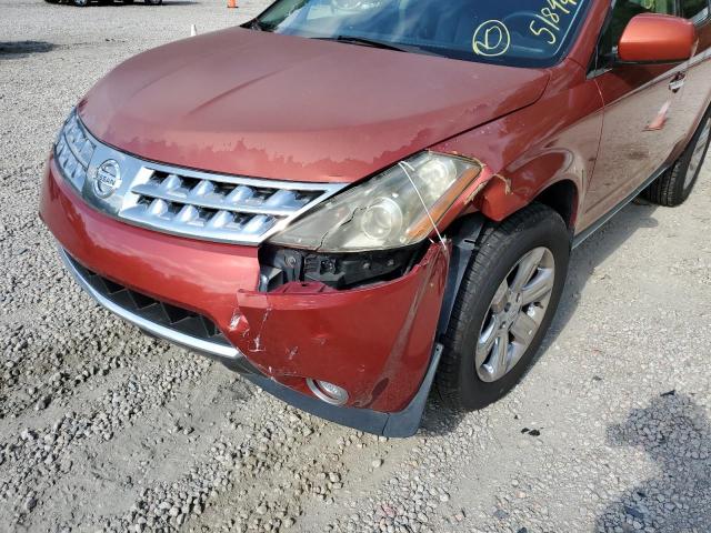 Photo 9 from auction – 2006 NISSAN MURANO SL with VIN JN8AZ08W16W506790