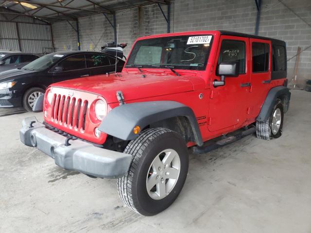 Photo 2 from auction – 2016 JEEP WRANGLER U with VIN 1C4BJWDG9GL328445