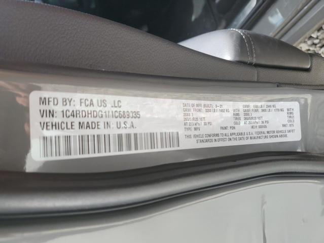 Photo 10 from auction – 2021 DODGE DURANGO GT with VIN 1C4RDHDG1MC689035