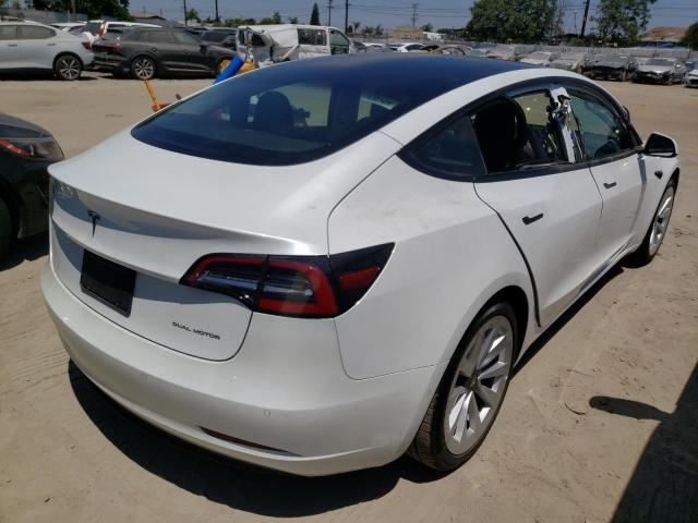 Photo 4 from auction – 2022 TESLA MODEL 3 with VIN 5YJ3E1EBXNF143593