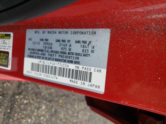Photo 10 from auction – 2013 MAZDA 3 I with VIN JM1BL1LP4D1774556