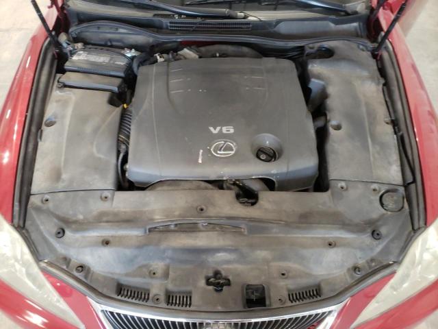 Photo 7 from auction – 2007 LEXUS IS 250 with VIN JTHBK262272051200