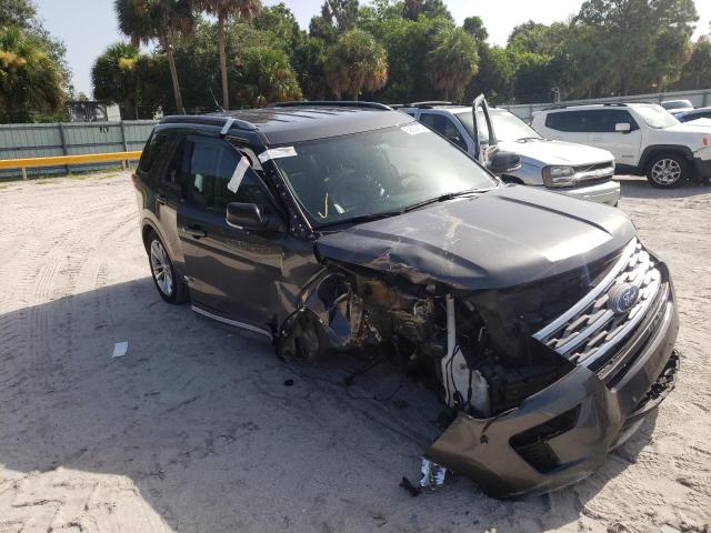 FORD EXPLORER X 2018 with VIN 1FM5K7D81JGB85446 - Photo from auction