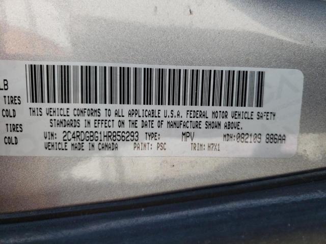 Photo 10 from auction – 2017 DODGE GRAND CARA with VIN 2C4RDGBG1HR856293
