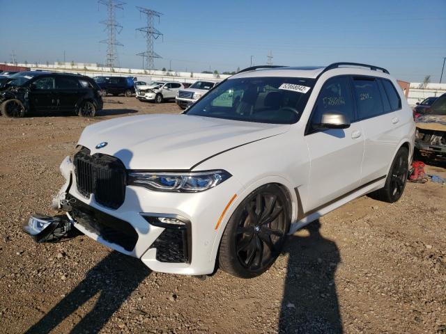 Photo 2 from auction – 2020 BMW X7 M50I with VIN 5UXCX6C02LLE35355
