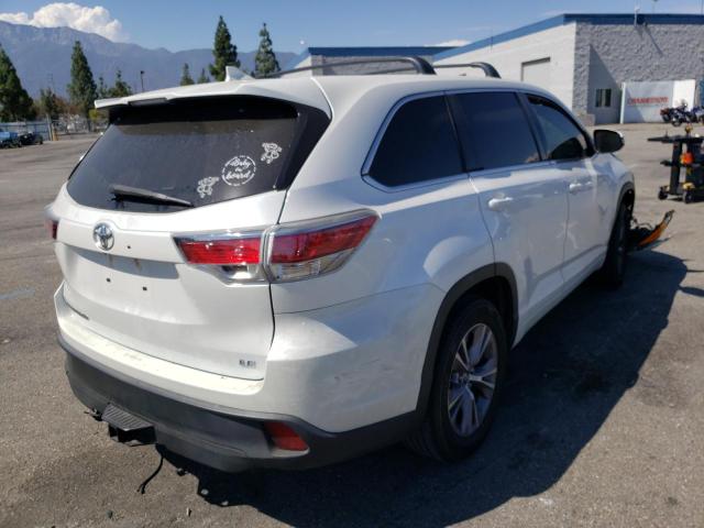 Photo 4 from auction – 2016 TOYOTA HIGHLANDER with VIN 5TDZKRFH3GS145446