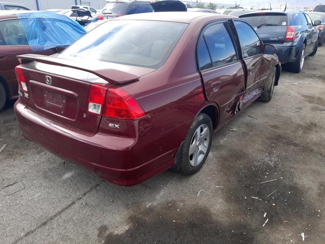 Photo 4 from auction – 2004 HONDA CIVIC EX with VIN 2HGES26744H537585