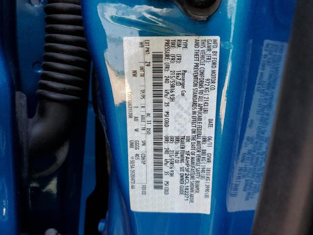 Photo 10 from auction – 2012 FORD FOCUS SE with VIN 1FAHP3F24CL182271