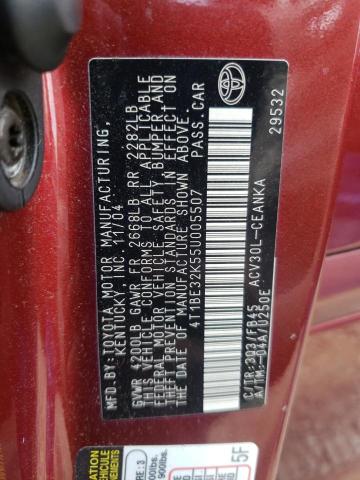 Photo 10 from auction – 2005 TOYOTA CAMRY LE with VIN 4T1BE32K55U005507
