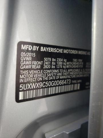 Photo 10 from auction – 2016 BMW X3 XDRIVE2 with VIN 5UXWX9C50G0D66473