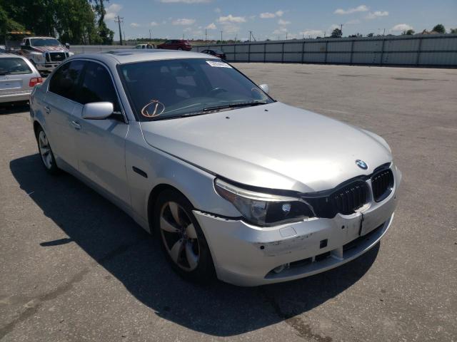 BMW 525 I 2007 with VIN WBANE53587CW68842 - Photo from auction