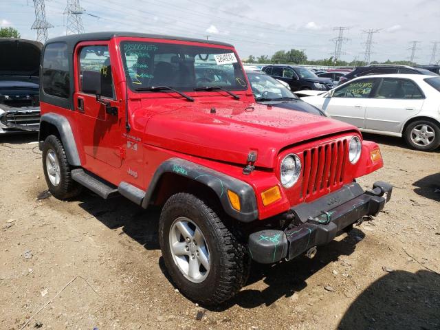 JEEP WRANGLER / 2002 with VIN 1J4FA39S52P719777 - Photo from auction