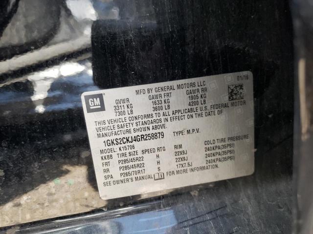 Photo 10 from auction – 2016 GMC YUKON DENA with VIN 1GKS2CKJ4GR258879