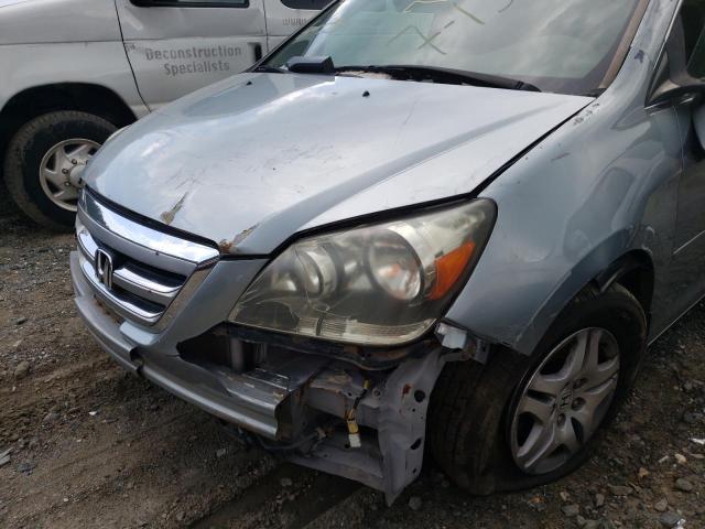 Photo 9 from auction – 2007 HONDA ODYSSEY EX with VIN 5FNRL38467B087891